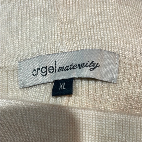 Cream Ribbed Knit Pants - Picture 2 of 3